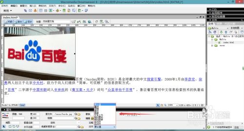 dreamweaver 8網(wǎng)頁(yè)設(shè)計(jì) 圖文排列